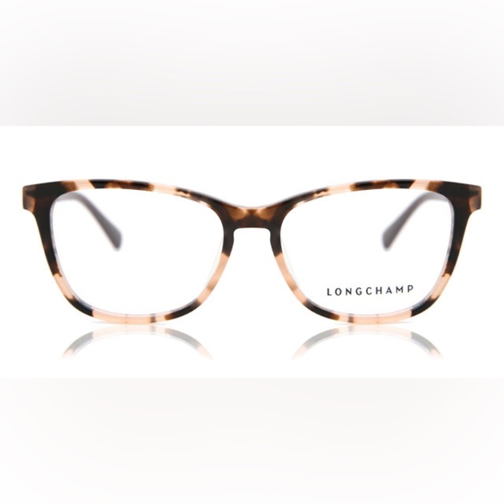 Longchamp Brown Tortoise Shell Eyeglasses